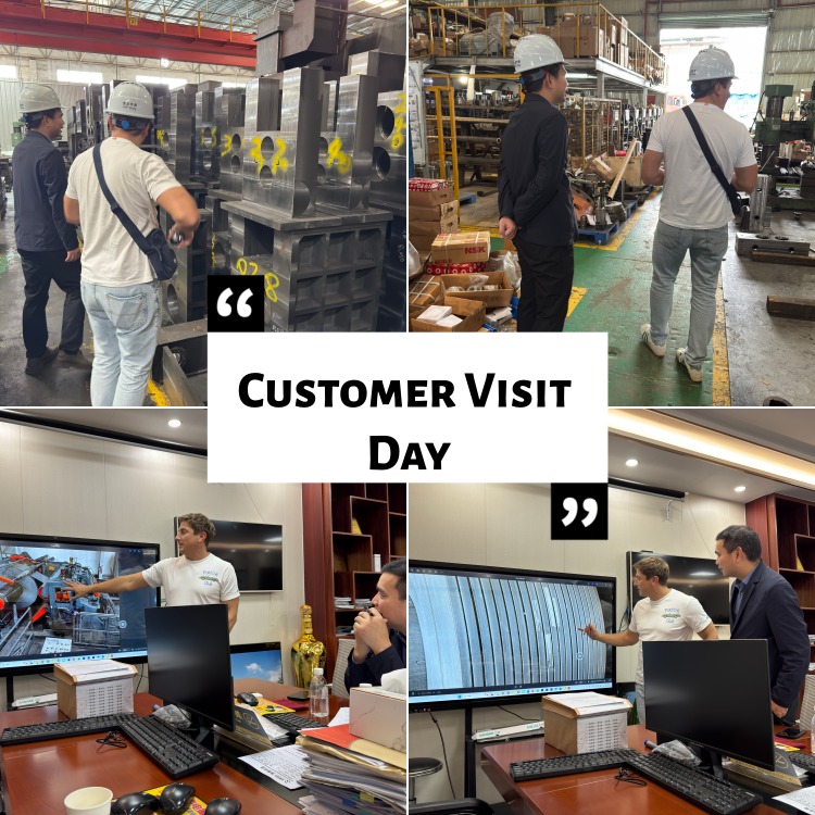 مشتریان لهستانی در کارخانه ماشین آلات برش کویل فلزی