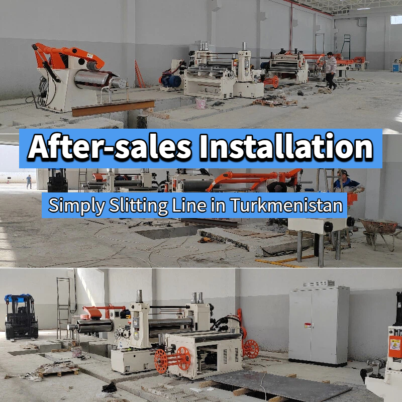 نصب و راه اندازی پس از فروش: Simply Slitting Line در ترکمنستان