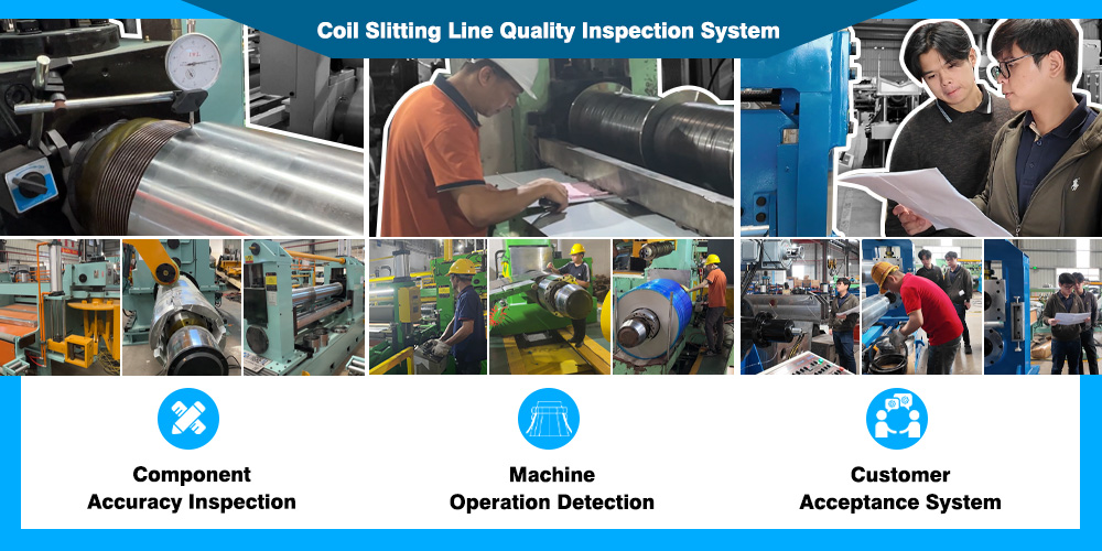 metal coil slitting machine