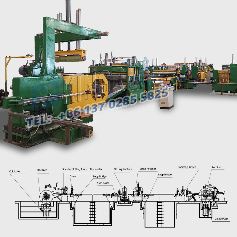 دستگاه برش کویل فولادی ضد زنگ